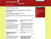 Tablet Screenshot of grassrootslabour.net